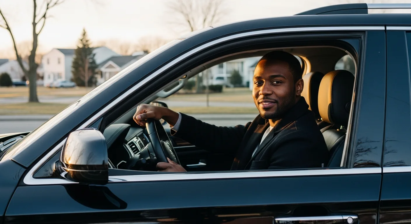 Professional rideshare driver